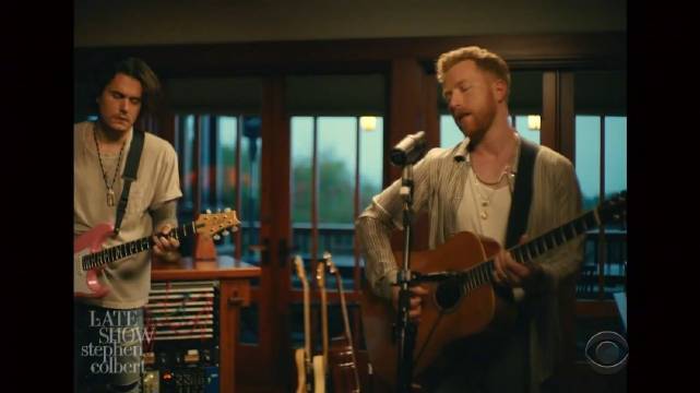 jpsaxe联手囧妹johnmayer最新电视现场进行新单曲heres