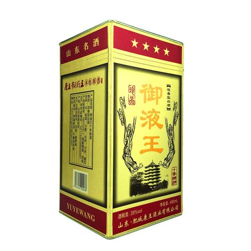 泰山酒肥城康王河康王陈酿绵柔39度490mlx1浓香型白酒
