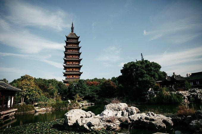 苏州旅游攻略 清风徐来的千年小城——常熟  方塔,历史悠久,原塔名为"