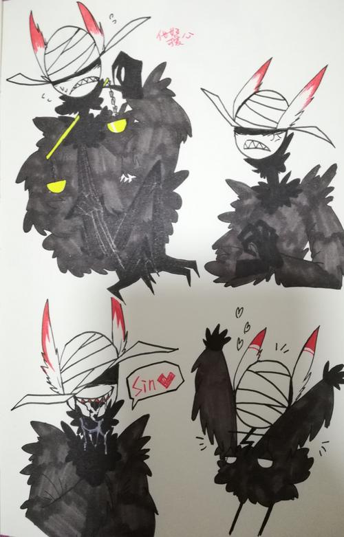 今天也在画鸟p2是黑er拟人设-名为bloodshadow的血影