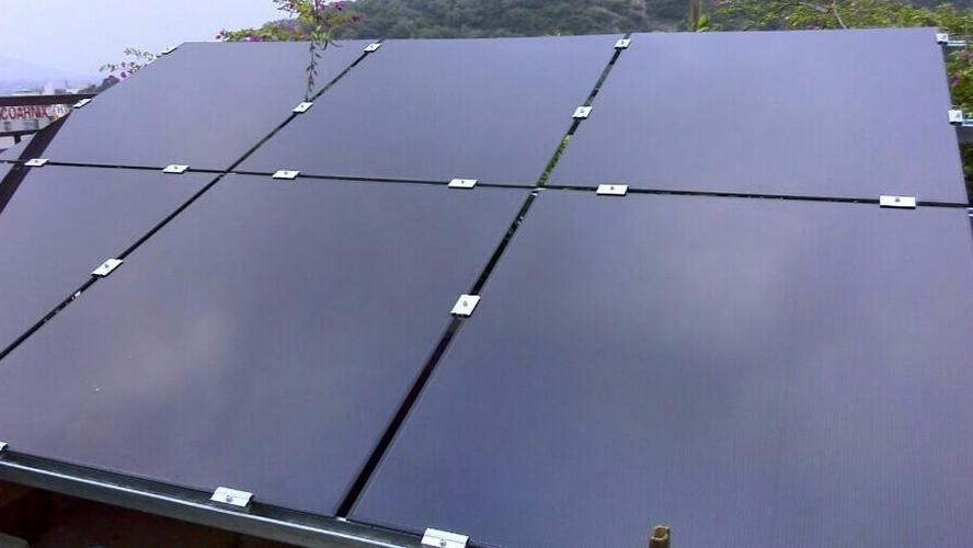 供应薄膜电池板组件各种尺寸型号光伏组件商品图文