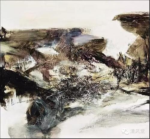 赵无极油画作品