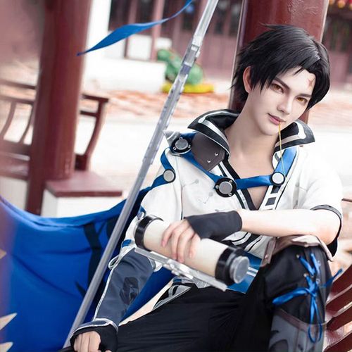 王者农药东方曜cosplay服装全套男cos服衣服套装动漫展假发衣服全套s