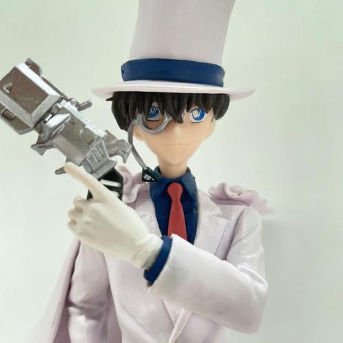 柯南手办怪盗基德拿枪大号基德动漫周边模型摆件 大号