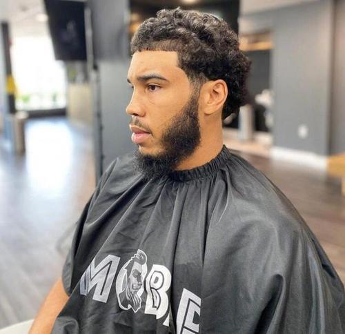 留胡子,留头发,塔图姆向哈登看齐,他想成熟