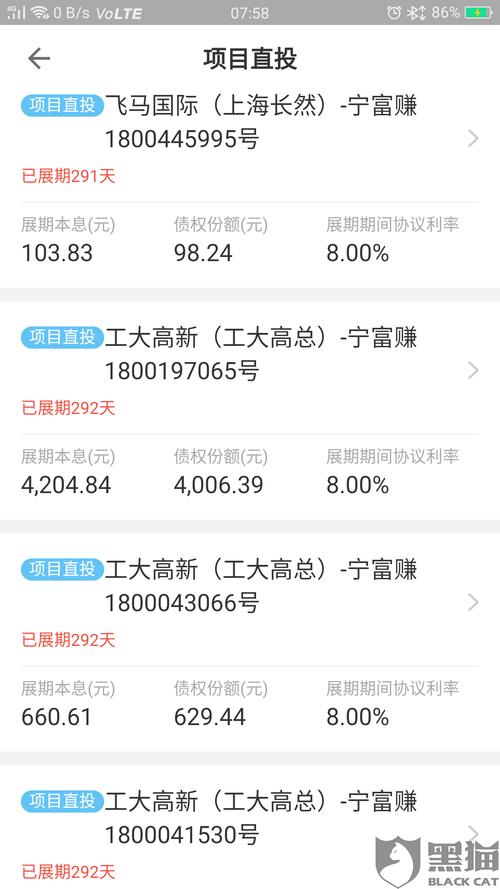 黑猫投诉懒财金服里的钱拿不出来