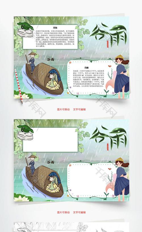 谷雨祭海word手抄报