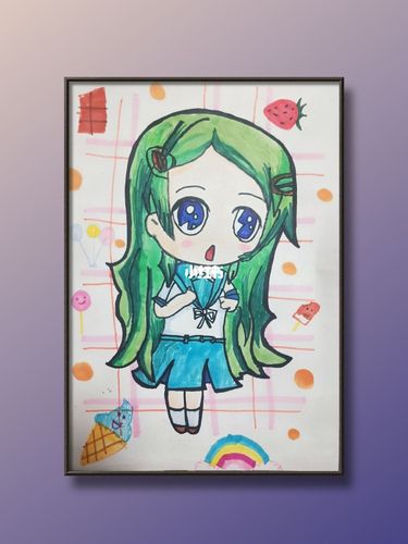 二年级小朋友第一次画动漫_动漫_动漫分享_教育_小学