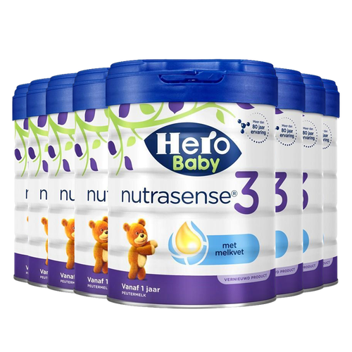 [8罐装 新效期2023年6月后]原装进口本土版荷兰美素hero baby白金版