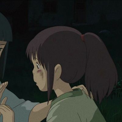 千与千寻情侣头像一对两张 宫崎骏情侣头像一对分开