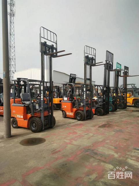二手3吨夹包叉车,合力高位4.5米二手夹抱叉车