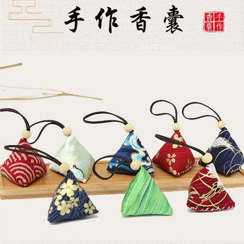 购客端午节香包香囊diy材料包空袋手工制作荷包香袋古风香囊中药驱蚊