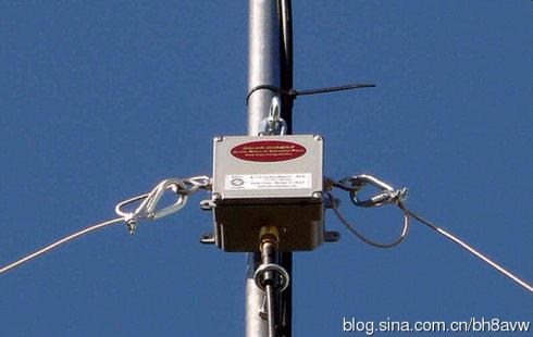 使用了缩短型的短波车载天线