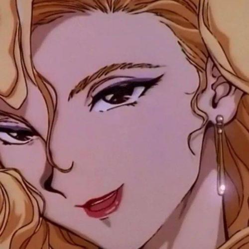 经典有年代感的旧动漫女生头像