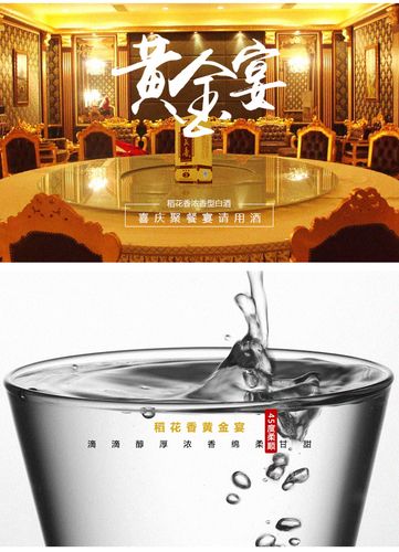 稻花香 黄金宴 浓香型白酒 45度500ml*6瓶整箱装
