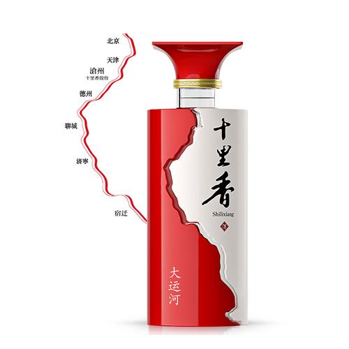 十里浓香香型纯粮白酒43度大运河500ml2瓶送礼国产白酒
