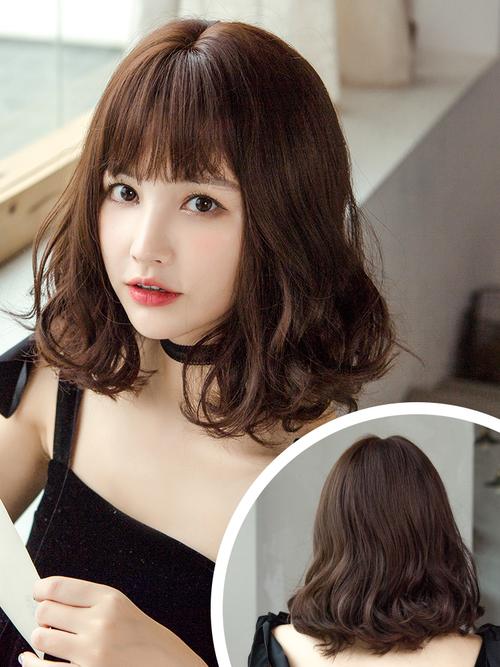 假发女长发梨花头