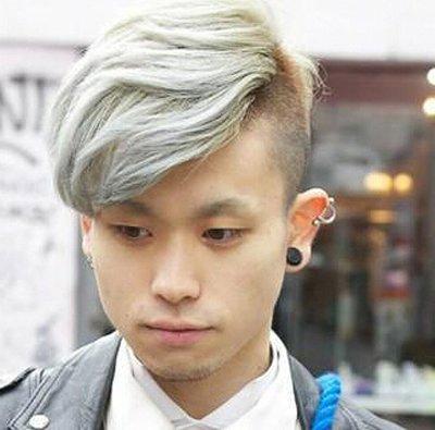 定位纹理烫男发型图 男士纹理烫发型图带颜色