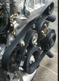 丰田普瑞维亚的发电机皮带走法