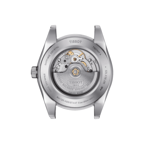 tissot天梭绅士系列80小时动力储备硅游丝机芯腕表t9274074606101