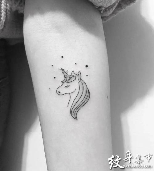 清新纹身小图, 用简单的线条记录回忆