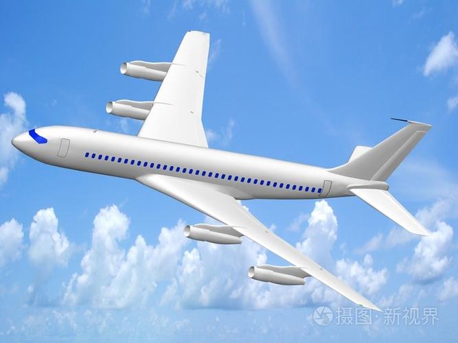 飞行的喷气式飞机