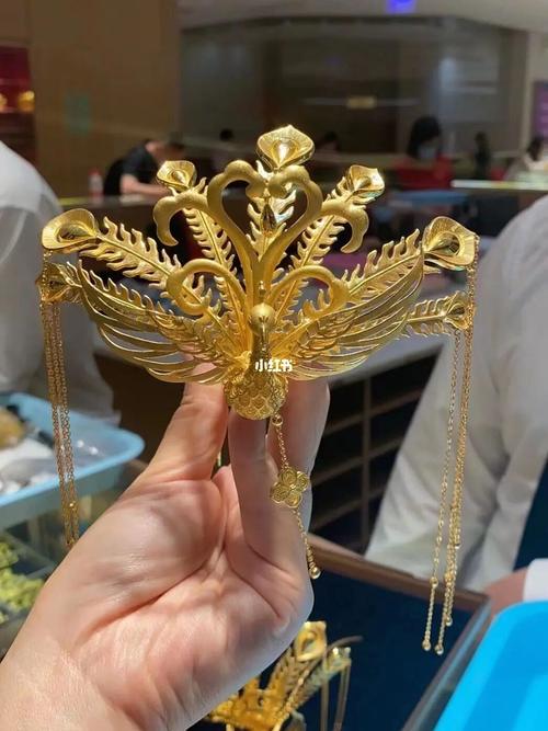 100克凤冠实拍 太美了 可以传承的黄金_黄金_手绳_黄金手绳_时尚_配饰