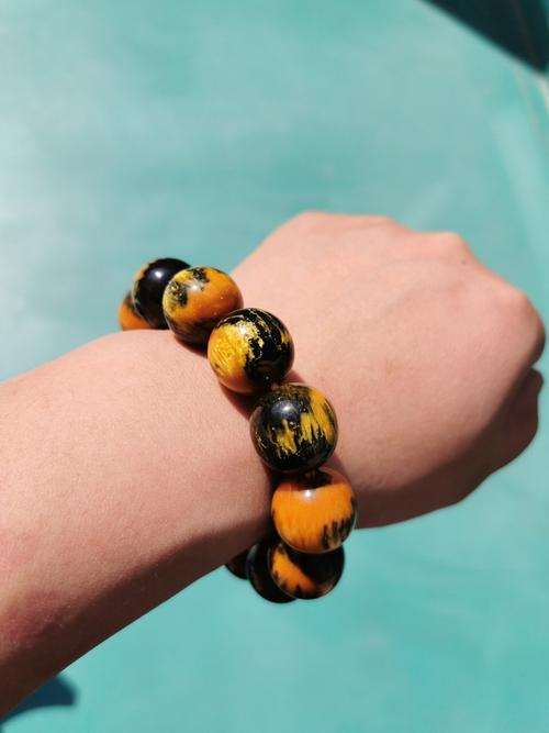 金丝海柳手串批发树脂仿真黑珊瑚20mm单圈男式自然款海柳 手串