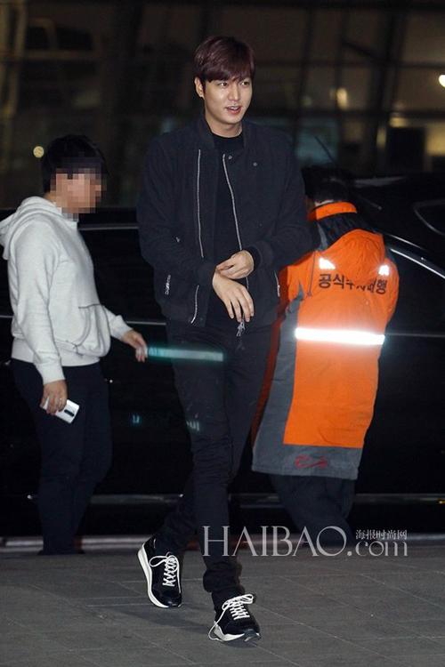 李敏镐4月17日韩国仁川机场街拍 (飞厦门)