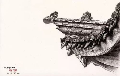 画笔记乡愁宁波江北马径村古建筑手绘展开展