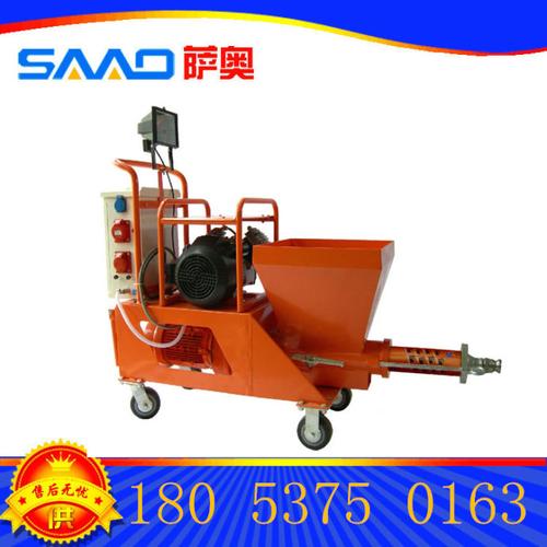 用腻子喷涂机代替传统的手工刮腻子,不仅省人力,同时喷涂均匀,效率