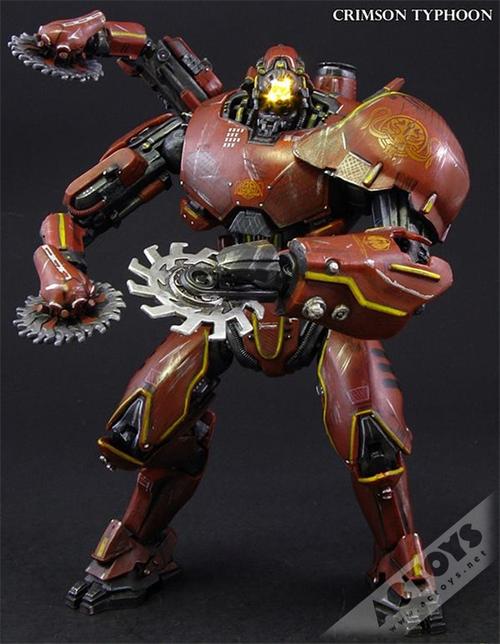 neca版《环太平洋》发光版赤红暴风改造分享