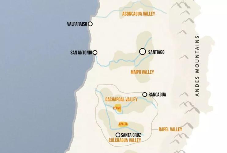 迈坡谷(maipo valley)位于中央山谷(central valley)地区,靠近首都