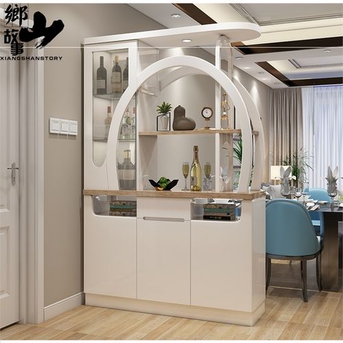 酒柜家用隔断柜客厅阻断玄关柜双面储物柜迎门柜装饰