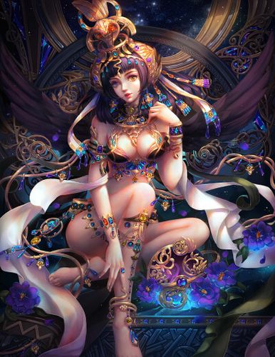 埃及艳后(古埃及托勒密王朝克丽奥佩托拉七世) 绘师:小白酱milkyu