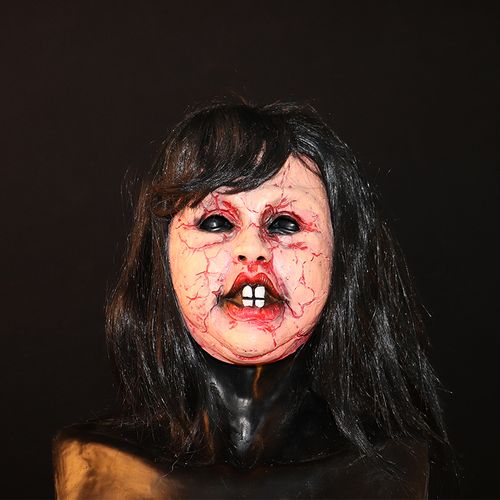 圣诞节礼物 恐怖娃娃万圣节cos恐怖娃娃面具鬼脸化妆舞会演出恶搞吓人