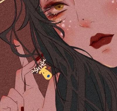 女生动漫头像(除第一张为抖音小机灵儿作品,其余图为作者 一捆蒜所绘)