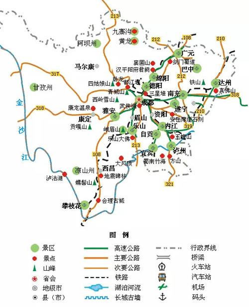26,四川旅游地图