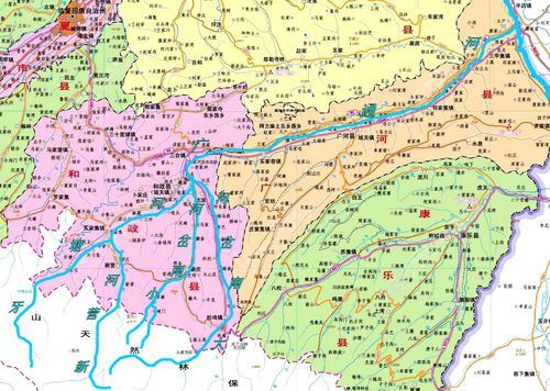 广通河,黄河支流洮河的支流,位于甘肃省和政县和广河县境内.