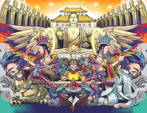 中国风原创插画|西游狮驼岭_中国风_插画_文化_绘画