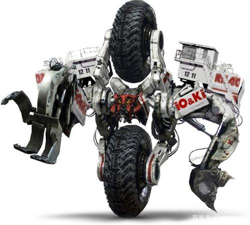 变形金刚动漫人物:重涂电影版狂派挖地虎部队杂兵-破坏者