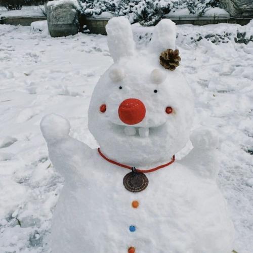 雪人头像/背景图 |雪是大浪漫 你是小人间