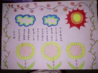 材富童真积极向上手抄报 积极向上的手抄报