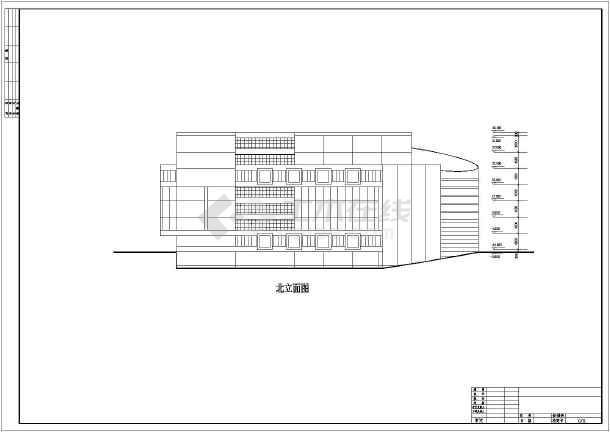 图纸 建筑图纸 商业建筑 商场设计 某七层框架结构购物中心建筑方案