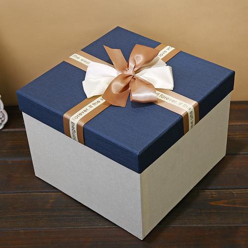 礼品盒正方形大号礼盒包装盒子超大号生日礼物盒空盒子圣诞节礼盒-www