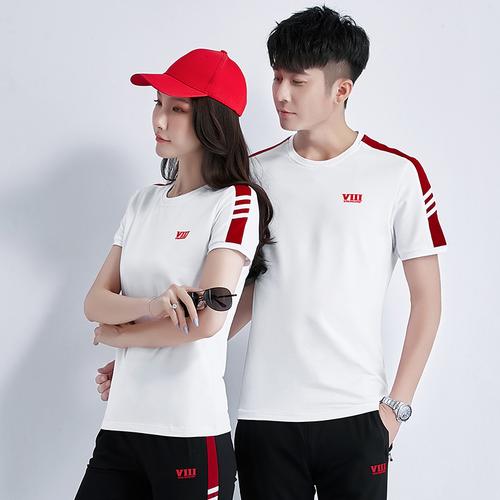 锋非凡品牌情侣运动套装男女夏季休闲运动套装情侣装短袖套装新款夏季