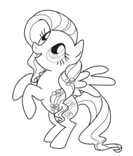 q版动漫简笔画动漫小情侣小马宝莉