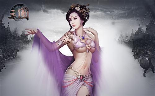 貂蝉是中国民间传说中的美女,也曾登场于历史小说《三国演义》,与西施