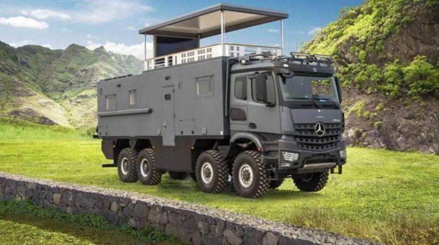 奔驰actros大脸猫救援卡车这个底盘改装房车肯定厉害