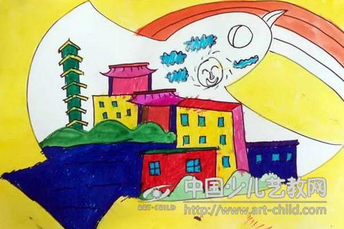 儿童画-和平年代-《少儿画苑》第20届国际少儿书画大赛获奖作品